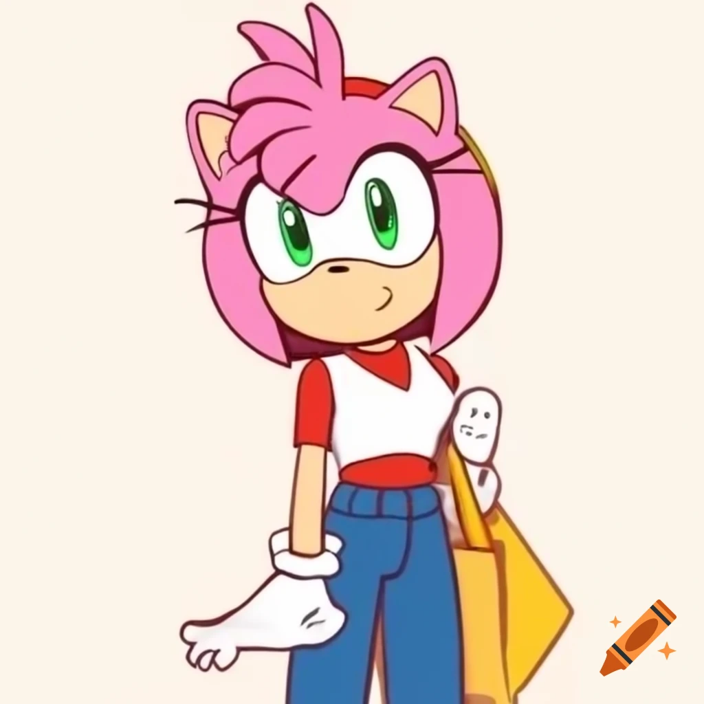 amy-rose-in-sleeveless-tan-turtleneck-and-blue-jeans-arms-wide-open