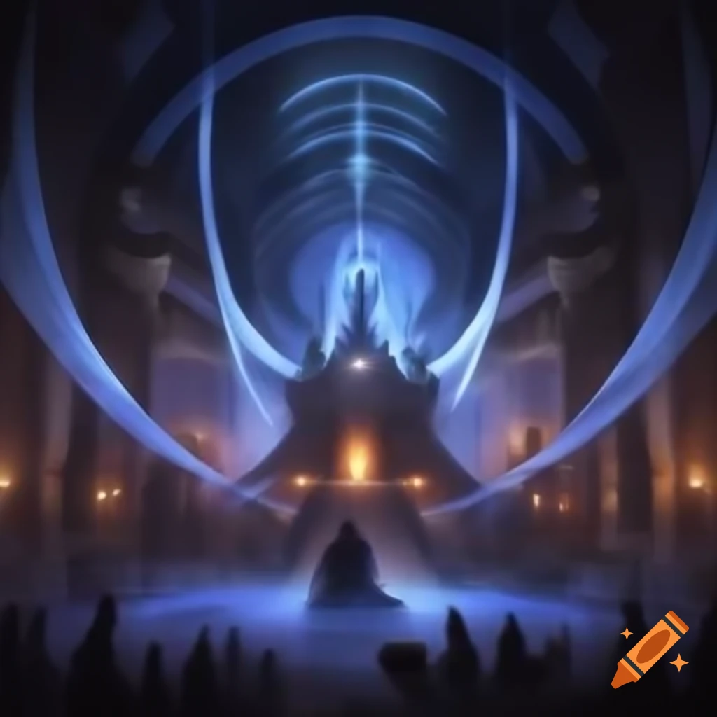 Artistic representation of a fantasy domain expansion concept