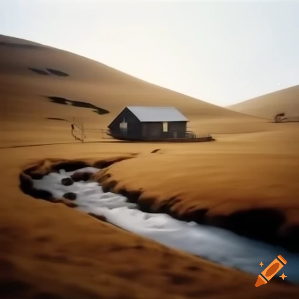 House on 10 acres with creek running through property