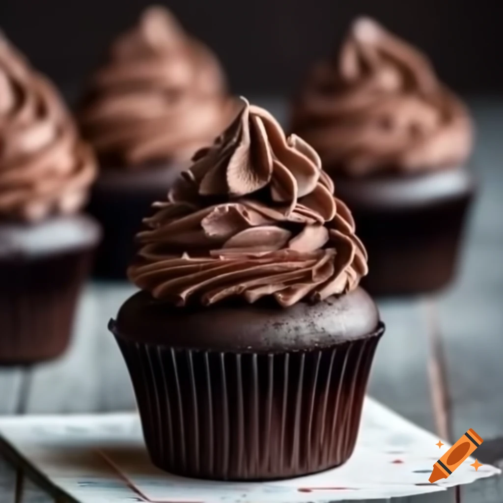 Delicious chocolate cupcake