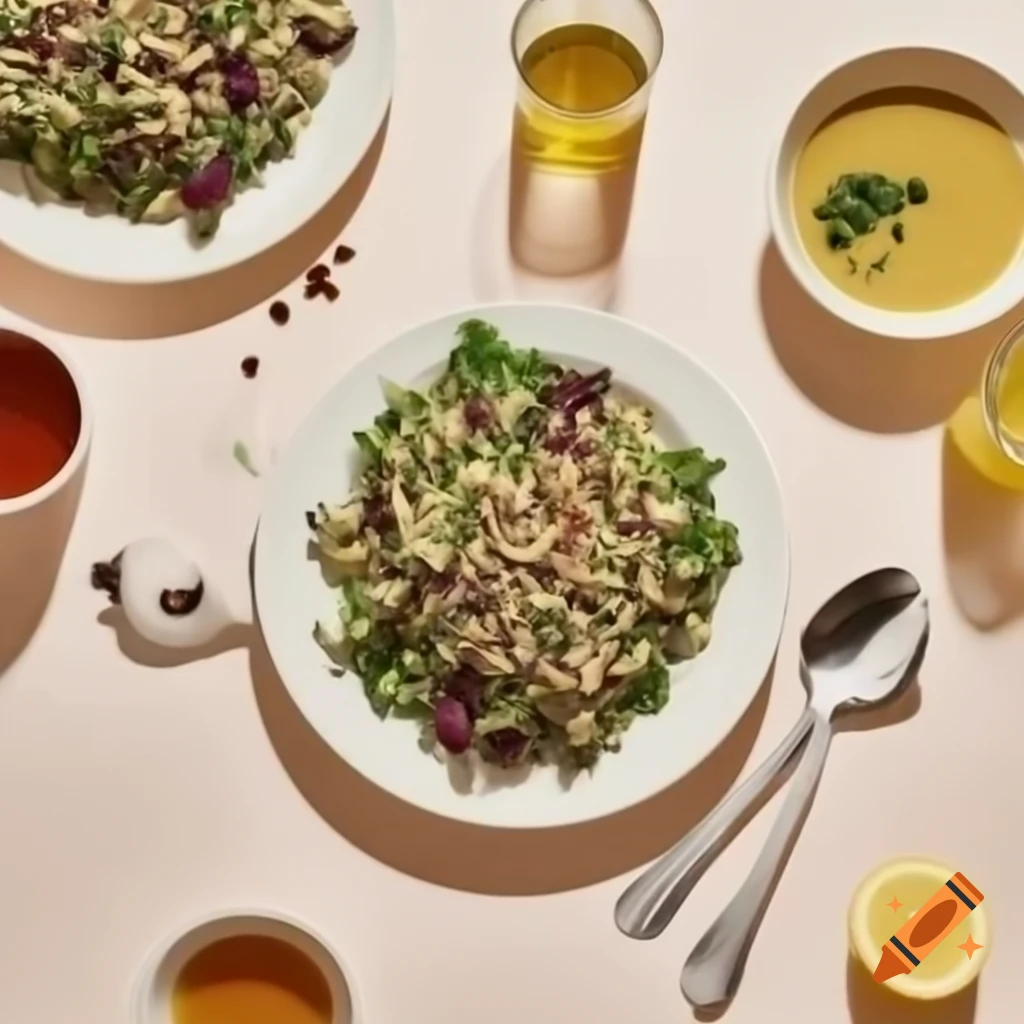 Delicious quinoa salad with lemon vinaigrette