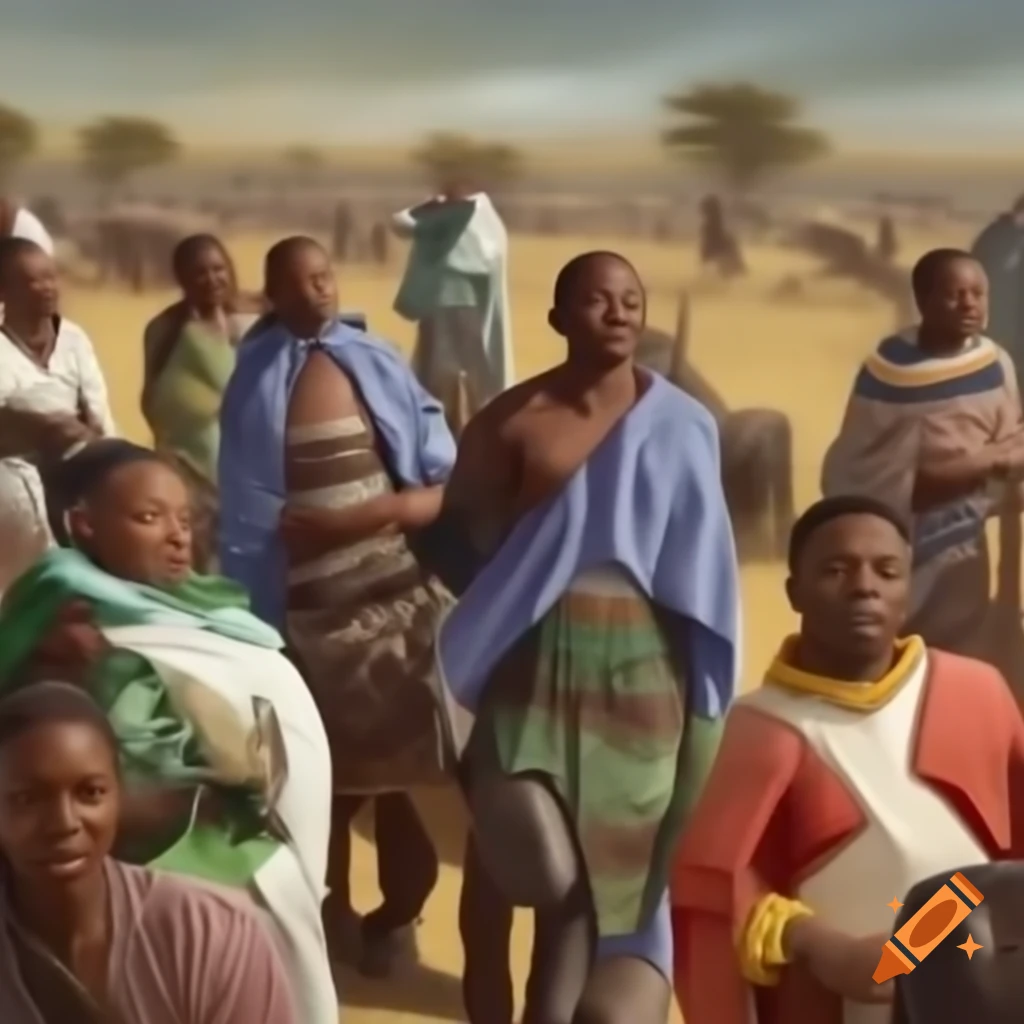 Celebration of South African Heritage Day with traditional festivities
