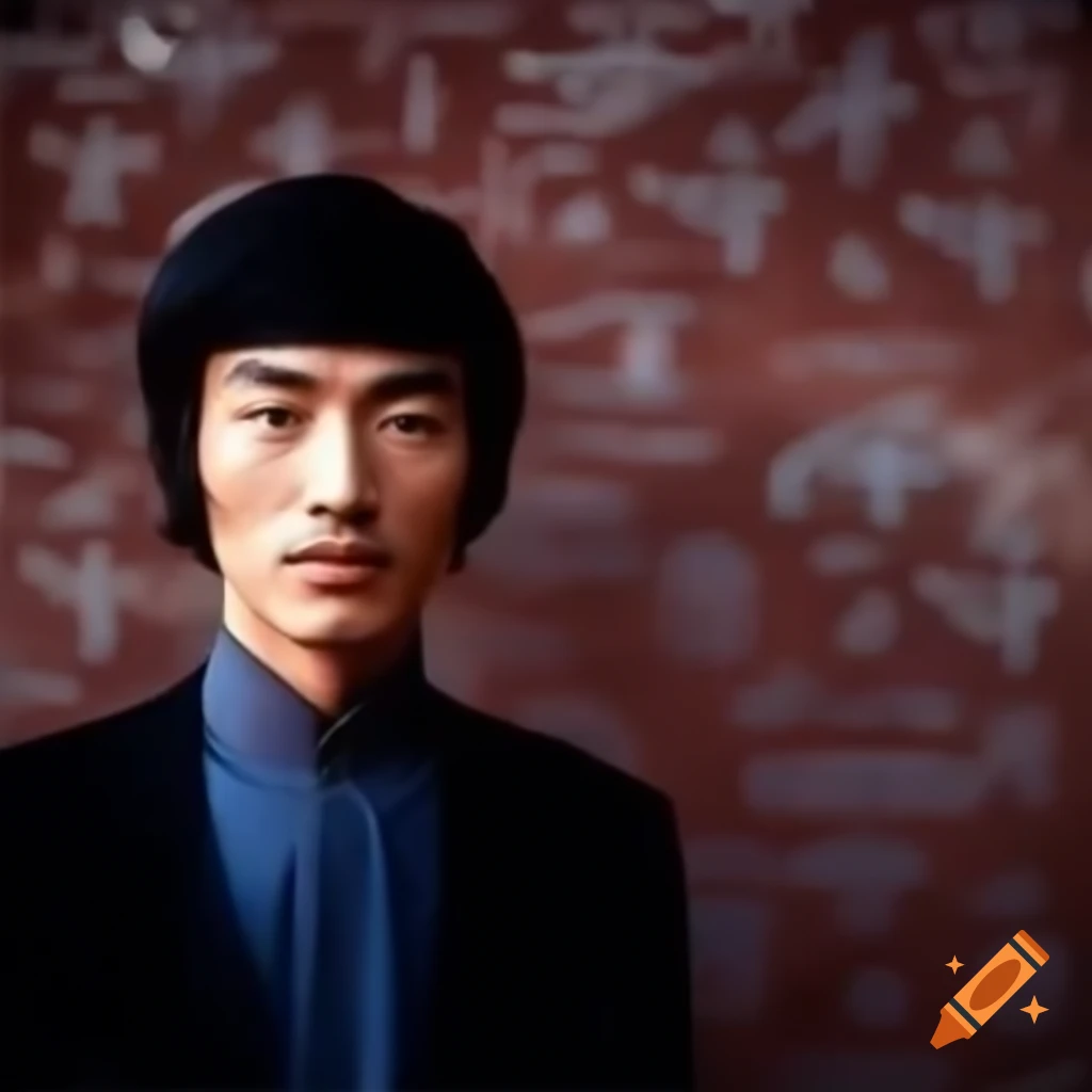 Self portrait of Filiberto "Filiberto da Vinci" Vanoy Woy, a fictional Chinese-American boyband singer