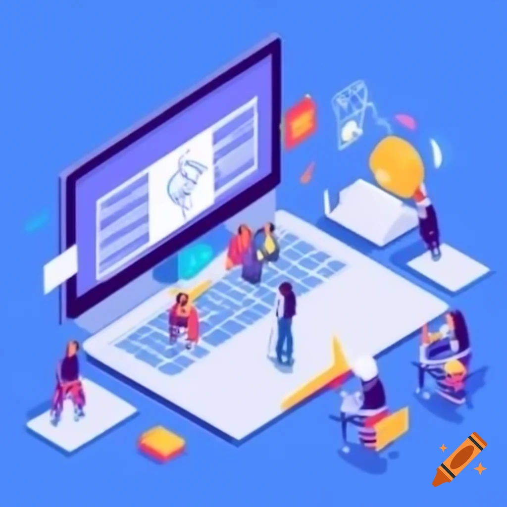 Teachers using ai for personalized learning experiences on craiyon