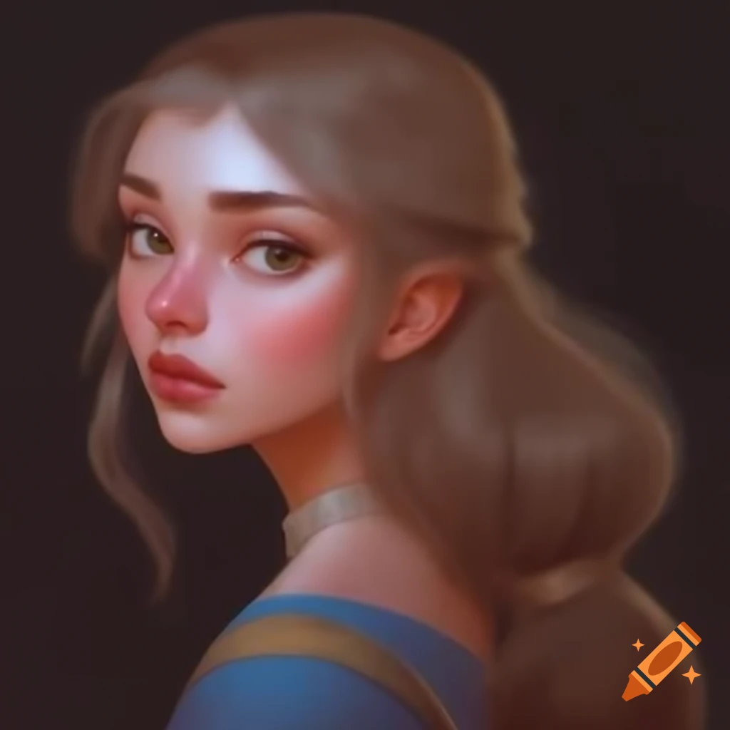 Portrait of a woman standing gracefully