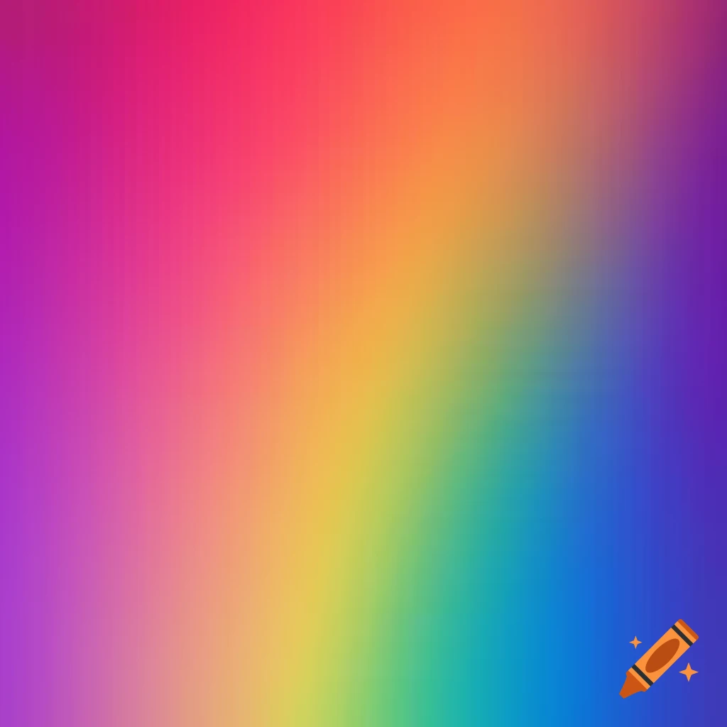 Vibrant rainbow gradient
