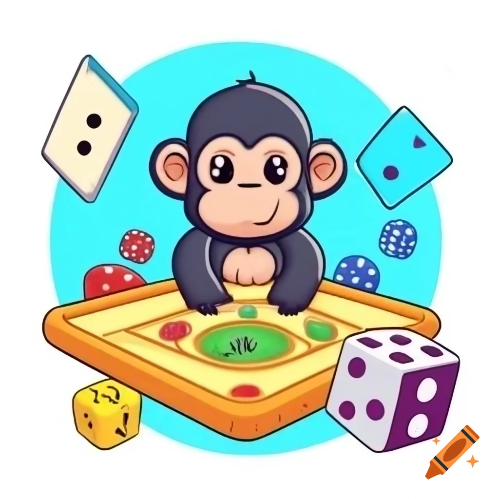 Bunch Of Monkeys Playing Darts And Looking Confused About Scoring On 