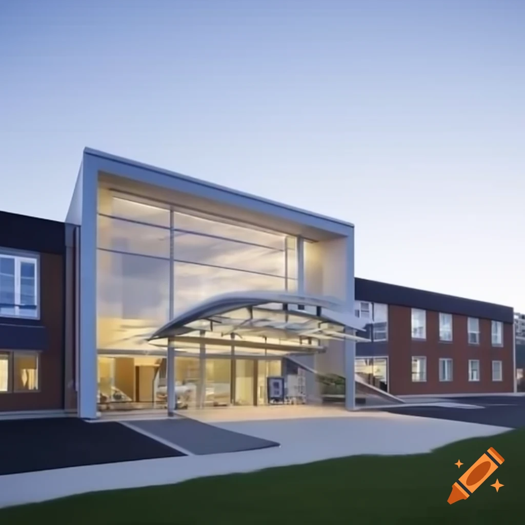 Modern primary care hospital designed for under 100 beds