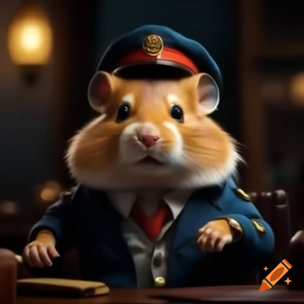 Skibidi hamster character in a playful and whimsical pose