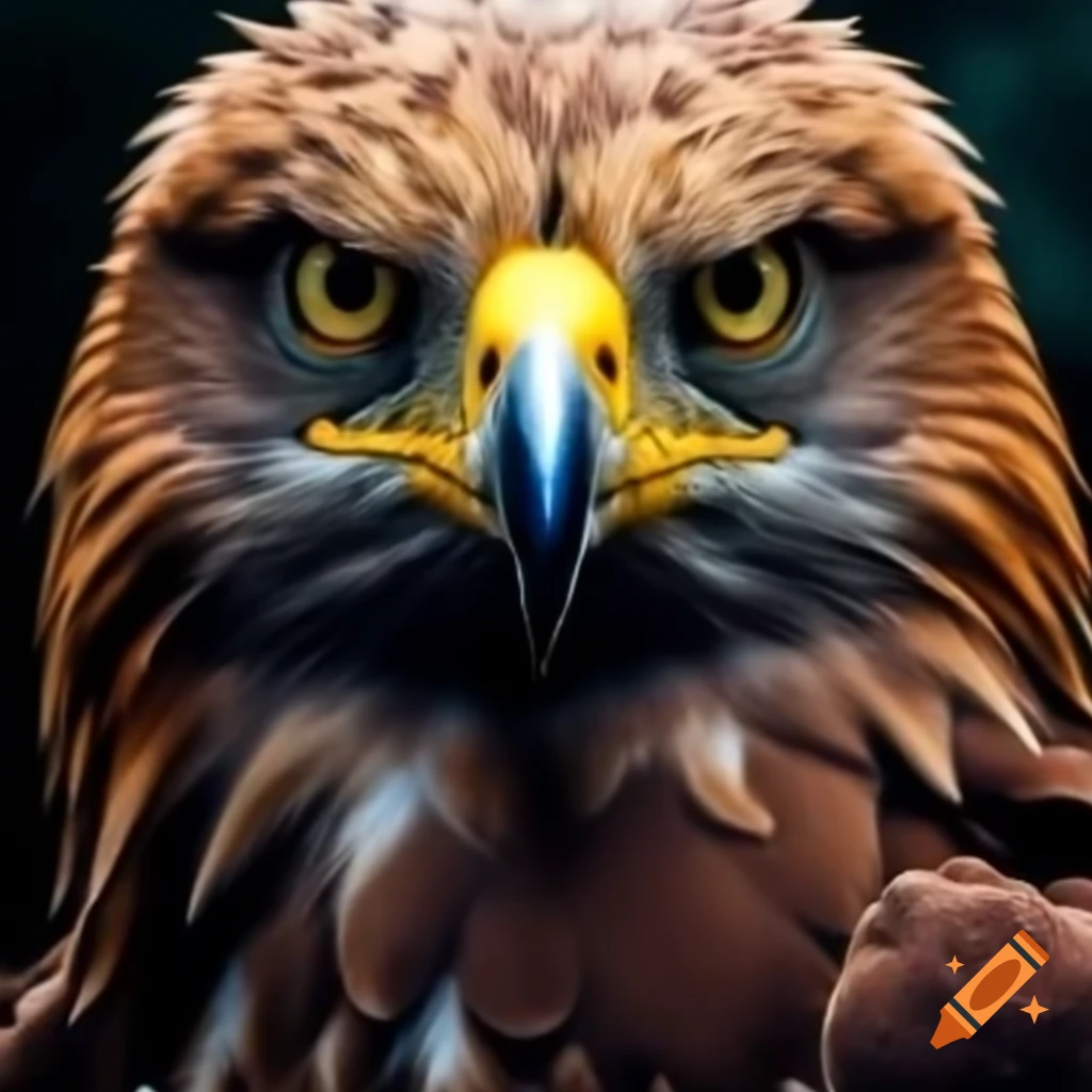 Yellow eagle symbol representing Hungary's counter-terrorism efforts