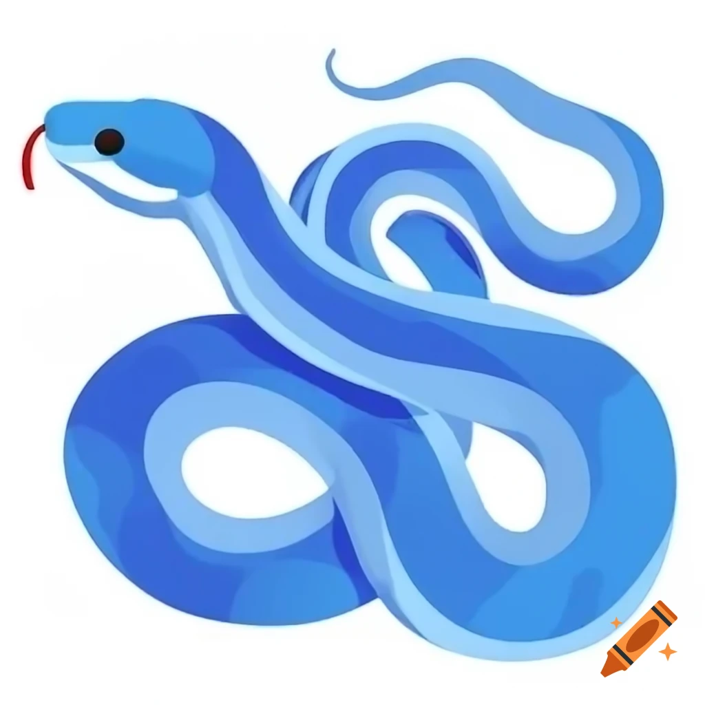 Blue colored snake