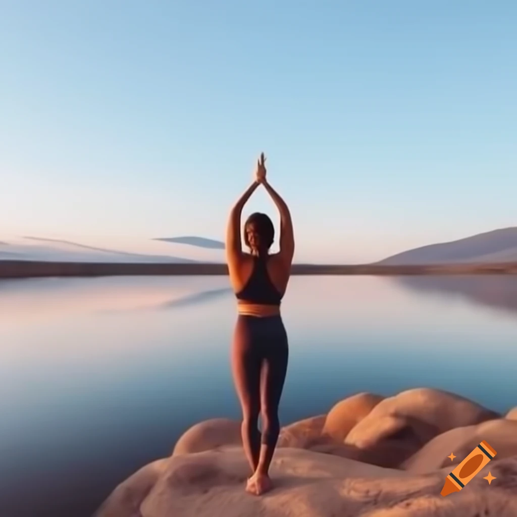 Calm mindfulness yoga session promoting peace and clarity