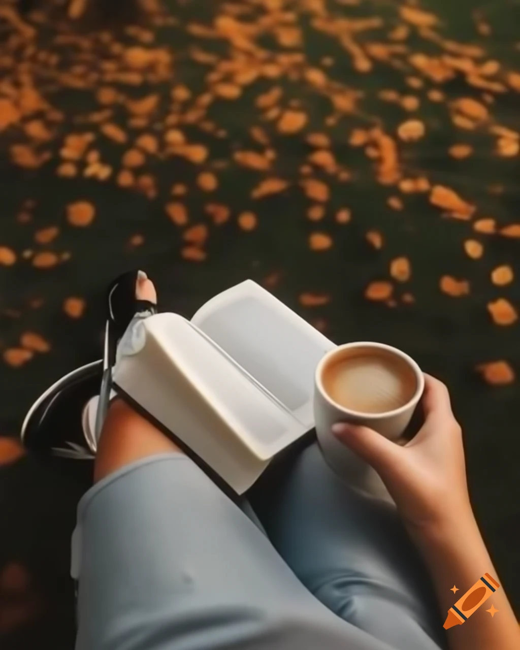 Scenes of everyday activities: making coffee, walking in park, reading a book