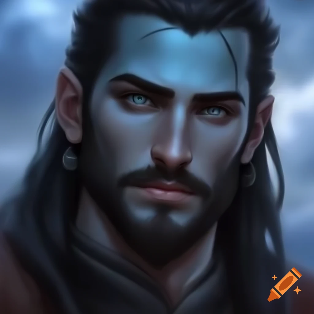 handsome-air-genasi-male-in-medieval-sailor-clothes-with-cloudy-sky