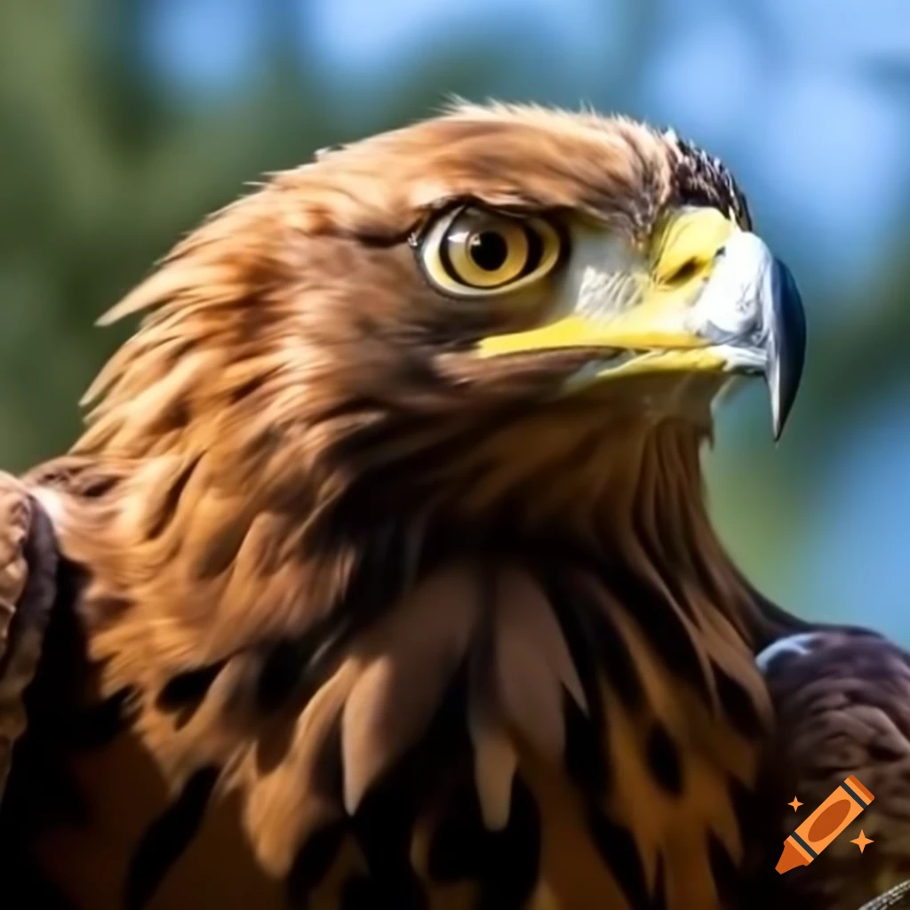 Yellow eagle symbol representing Hungary's counter-terrorism efforts
