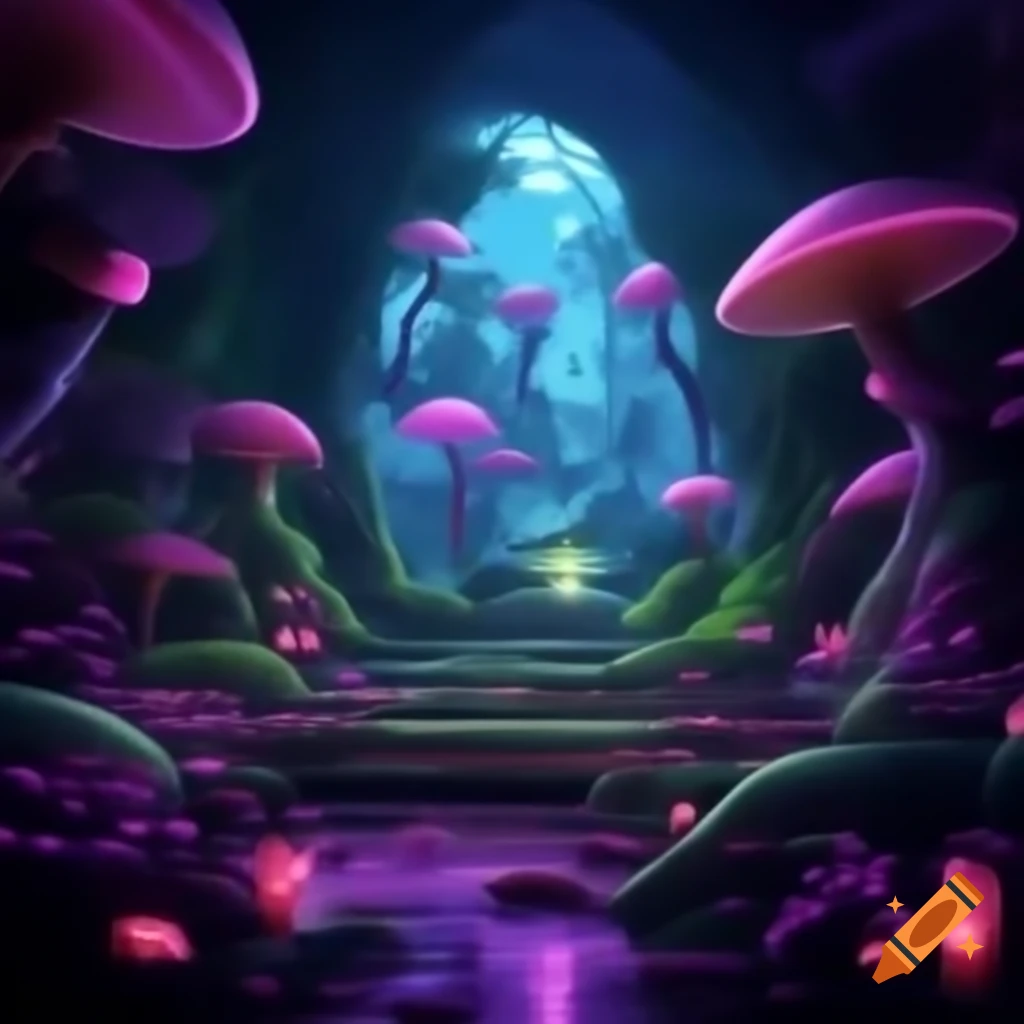 Biopunk cyborg fox goddesses in neon-lit laboratory with flowers and butterflies