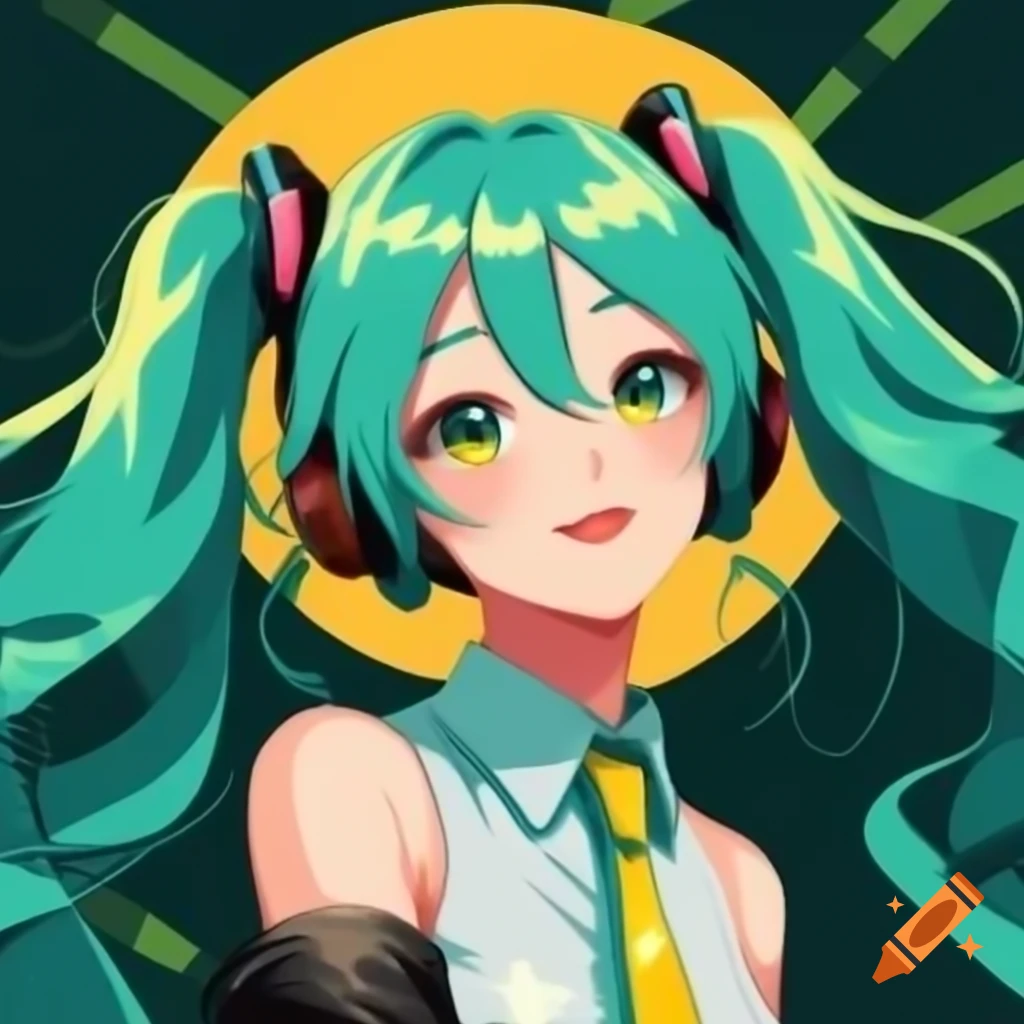 Hatsune Miku with Brazilian cultural elements