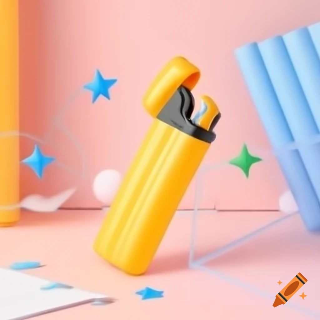 Inflatable lighter novelty item on craiyon