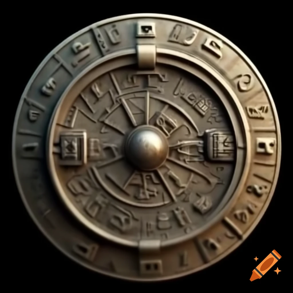 Ancient artifact with intricate runes and shifting patterns