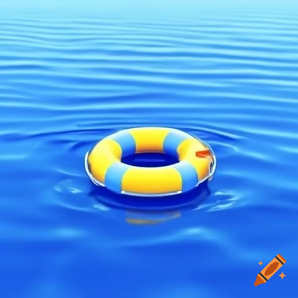 Nautical-themed cover image with blue and yellow lifebuoy floating on calm blue water