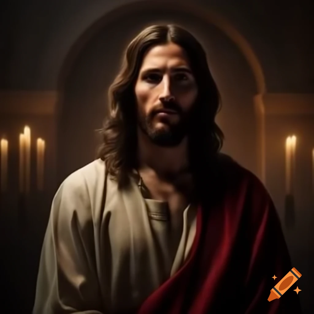 Modern depiction of Jesus Christ embodying contemporary themes