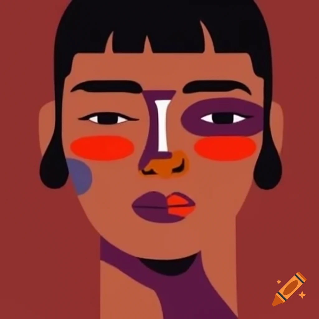 Minimalistic Face Design On Craiyon
