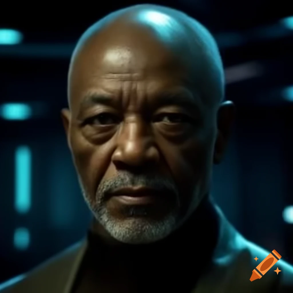 Futuristic photo of middle-aged Black president