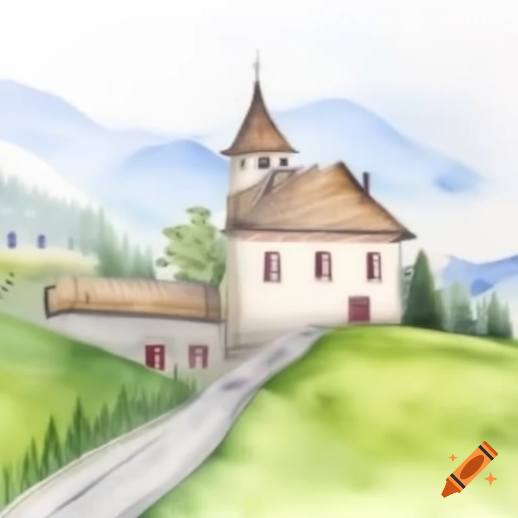 Beautiful Swiss village home situated among clouds