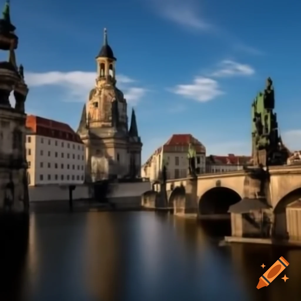 Bridge in Dresden collapsing