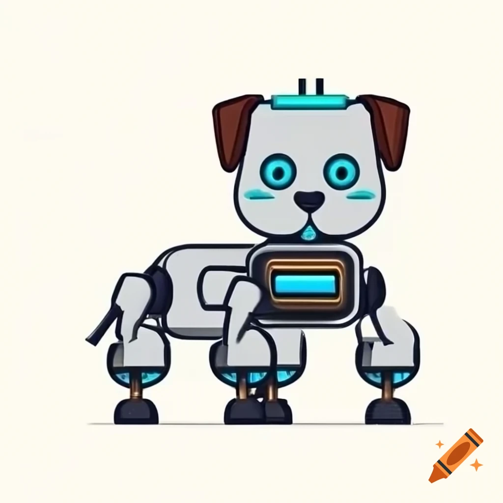 Robot dog featuring a steak compartment