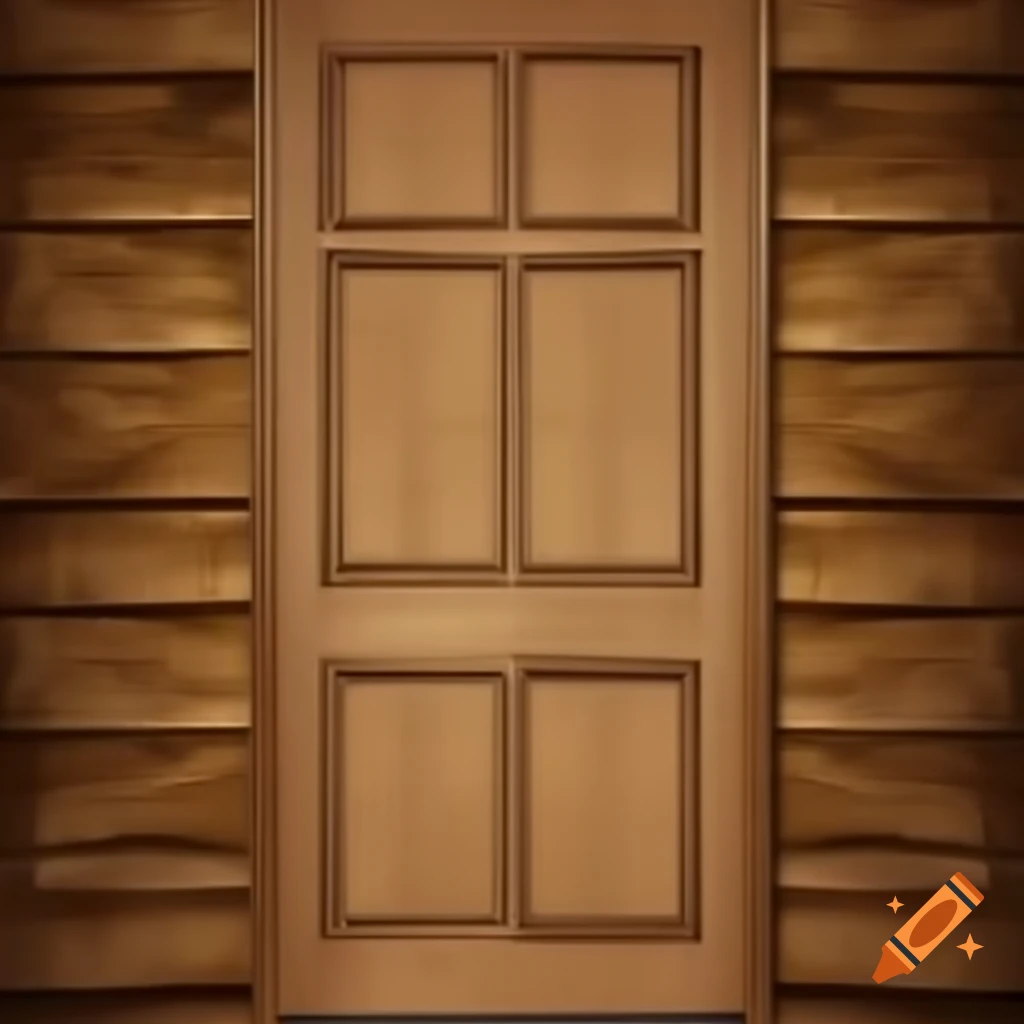 High-definition texture of oak door in hyperrealistic detail
