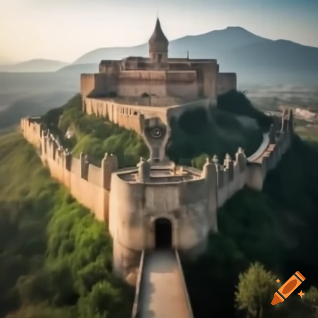 Citadel structure with historical architecture