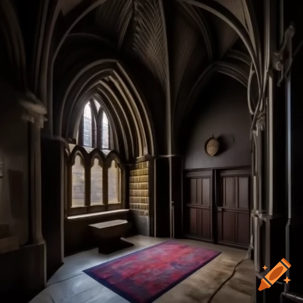 Gothic architecture with dark rooms in Argentina