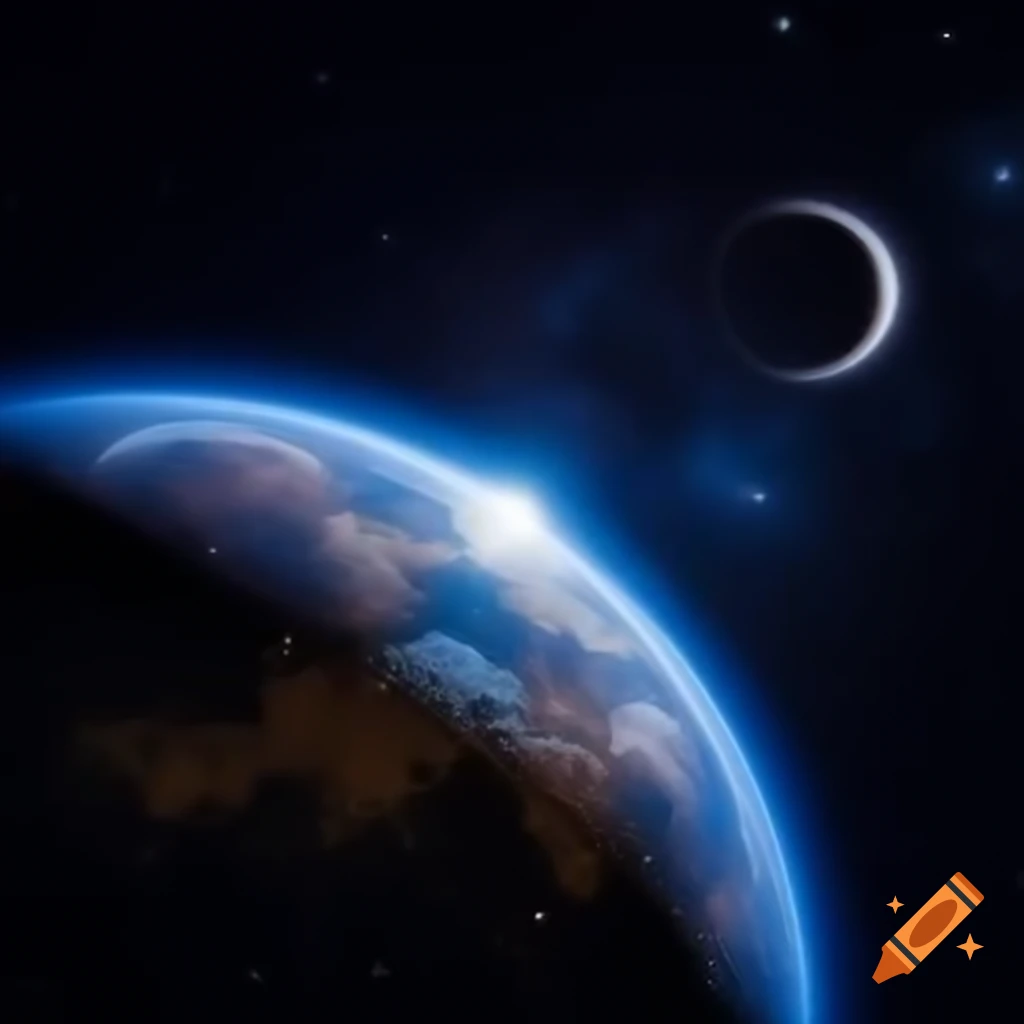 Vast outer space with stars and celestial bodies