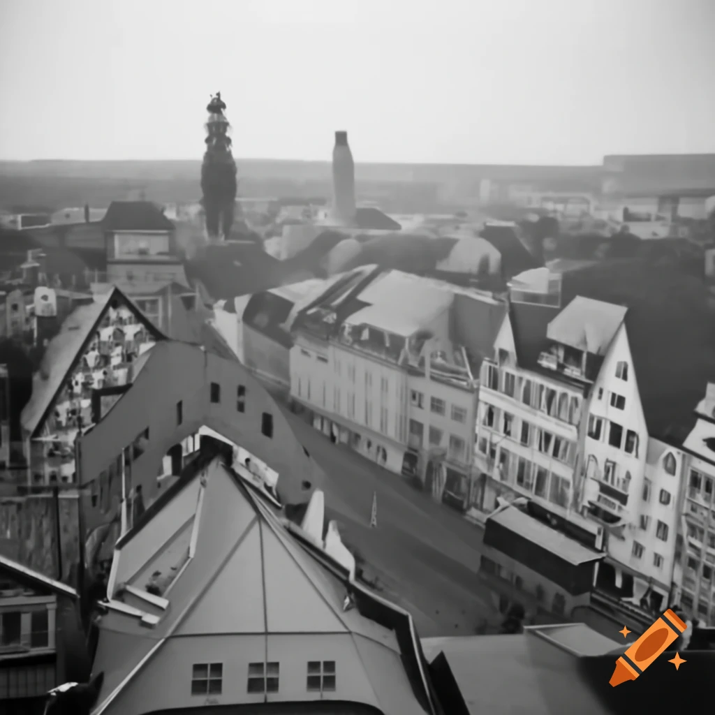 High quality view of a German cityscape