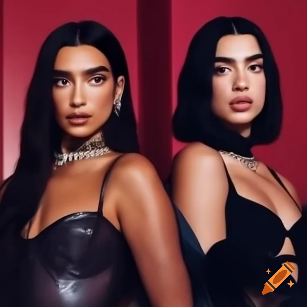 Anitta and Dua Lipa performing a duet