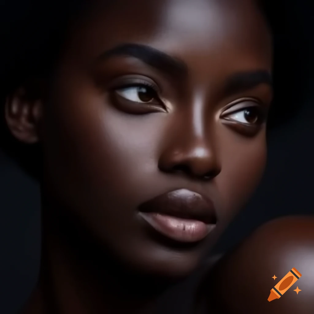 Profile View Of Strong Black Woman With Piercing Gaze And Peaceful peaceful-meaning-in-hindi-peaceful-ka-matlab-hindi-mein-peaceful