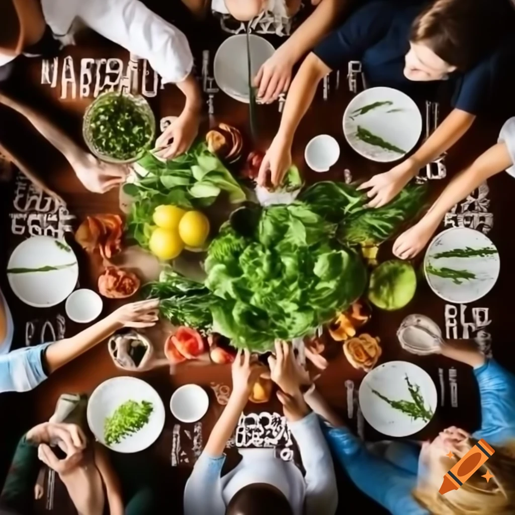 Christian healthy preparedness poster with farm to table theme