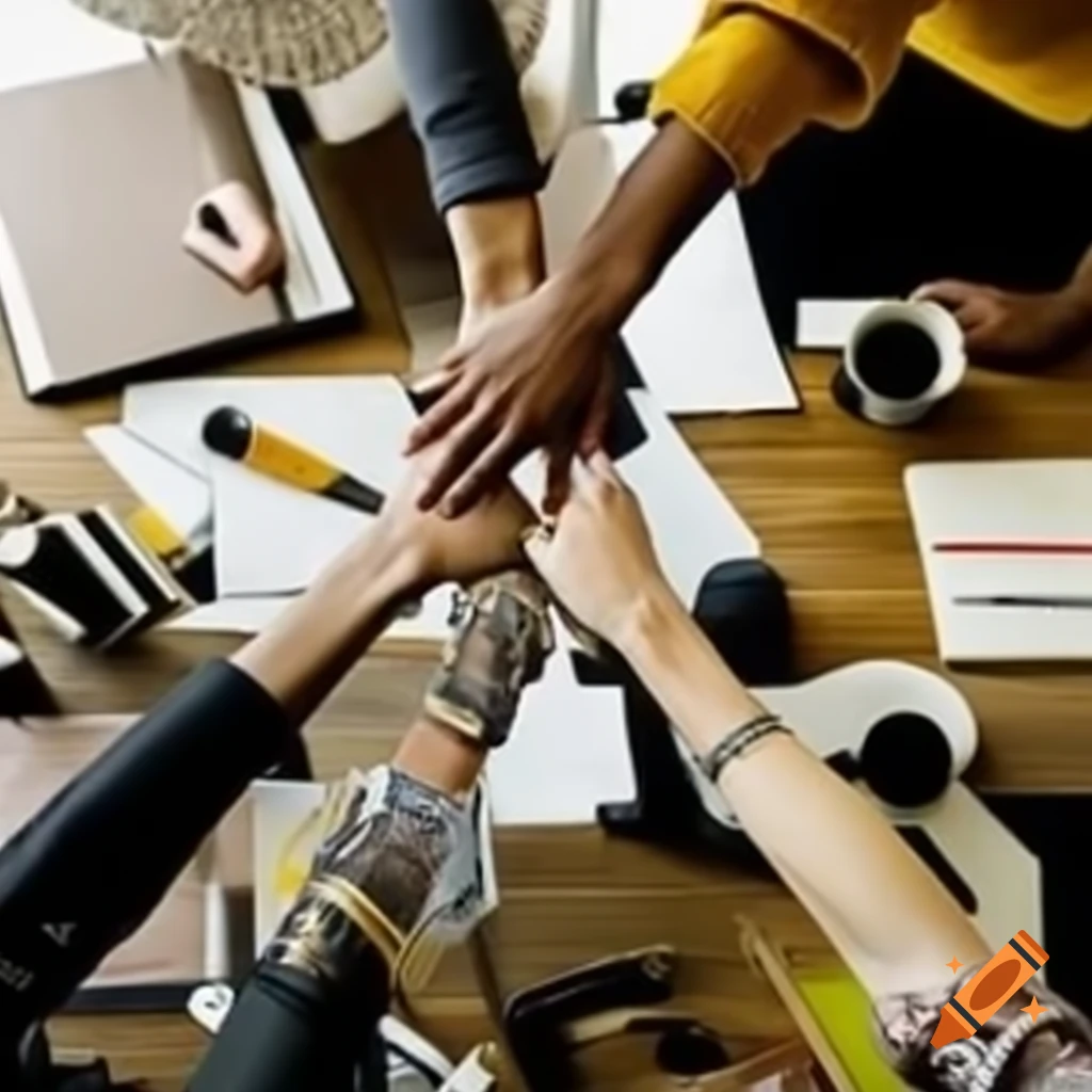 Office setting showcasing high performance mindset and tools among professionals