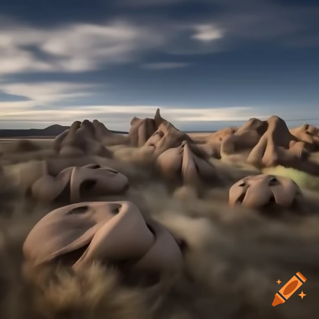 Abandoned car graveyards in remote wilderness badlands