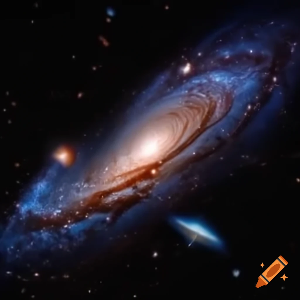 Vast outer space with stars and celestial bodies