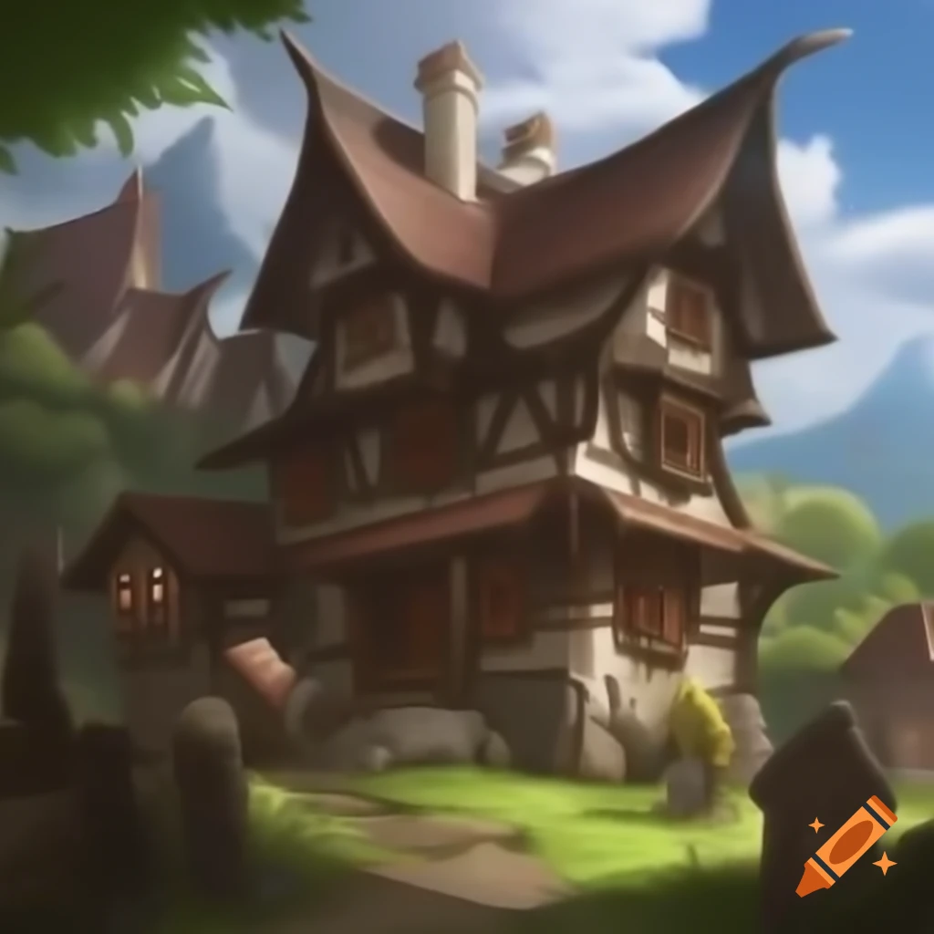Short fantasy story with brave leader, village rivalry, and friends
