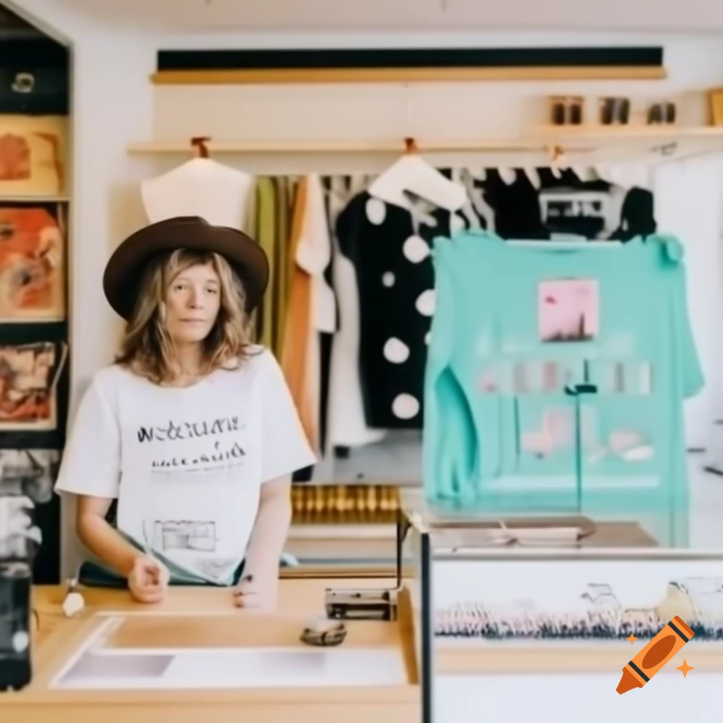 Print shop producing t-shirts, posters, and stickers