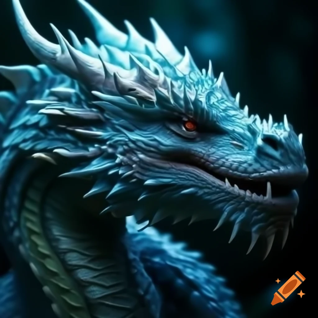 Water dragon illustration
