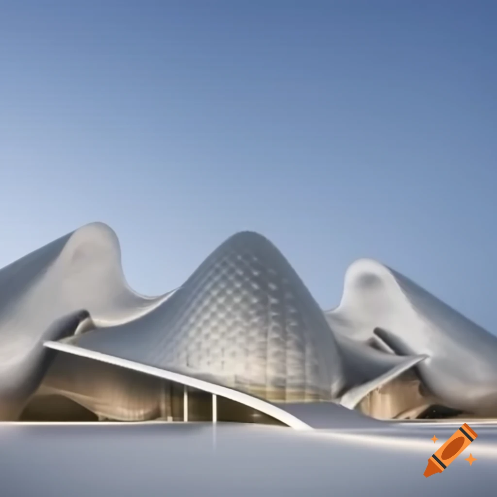 Contemporary architecture of Samarkand designed by Zaha Hadid