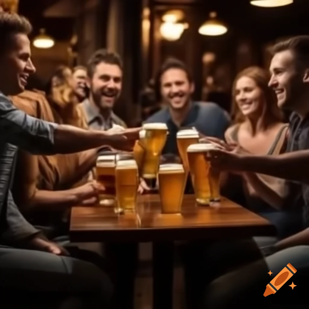 Helldivers squad enjoying beers