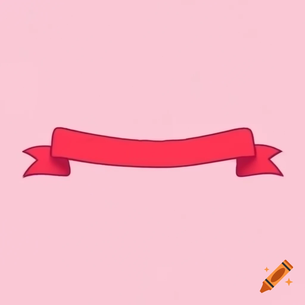 Colorful cartoon ribbon design