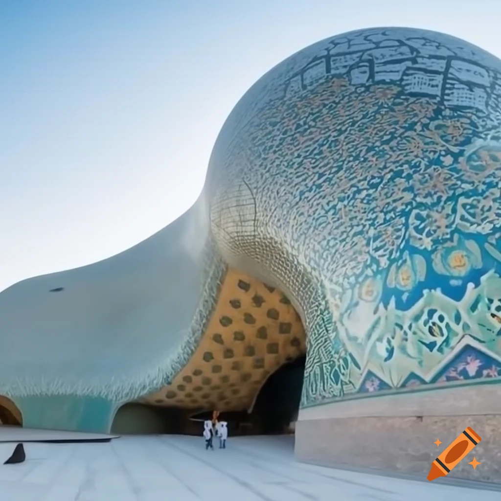 Contemporary architecture of Samarkand designed by Zaha Hadid