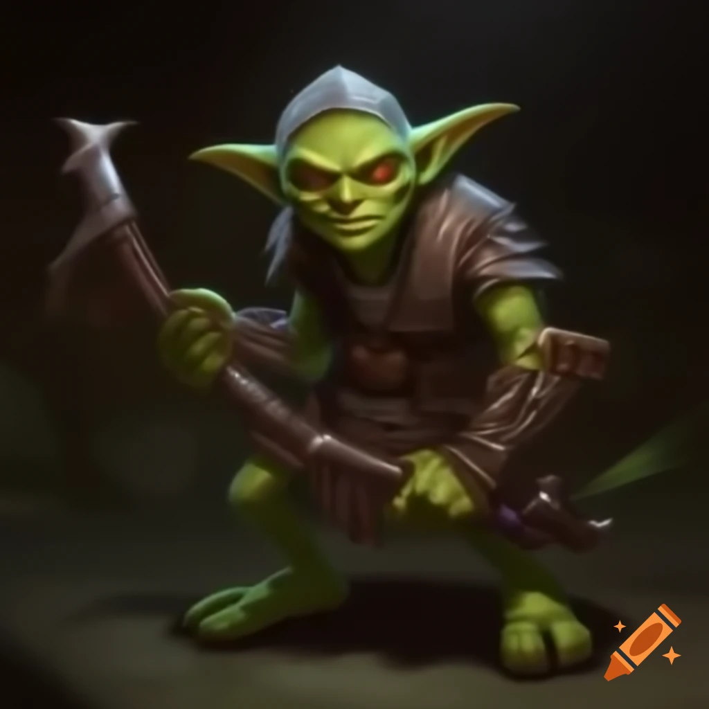 Savage goblin character illustration