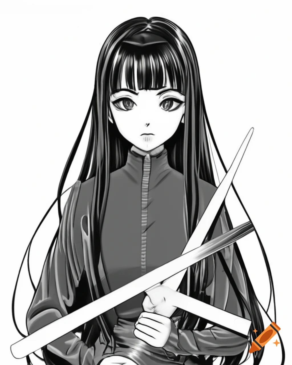 Pencil Drawing Of Nezuko From An Anime On Craiyon pencil-drawing-of-nezuko-from-an-anime-on-craiyon